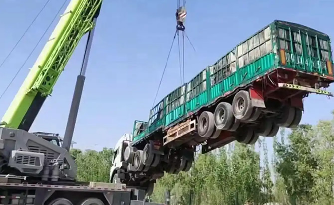 曹妃甸区道路脱困救援案例